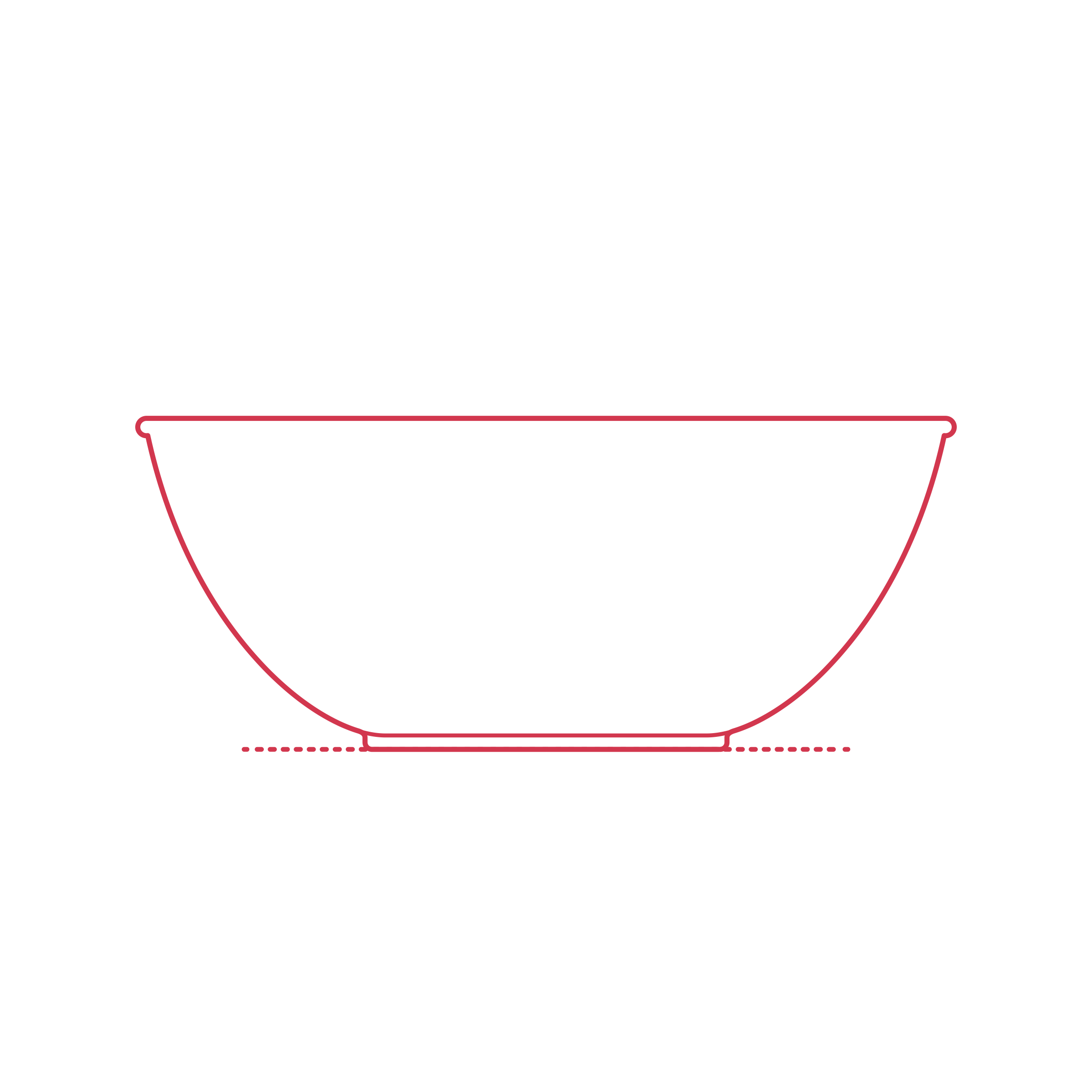 Objects Serving Bowls Ikea Vardagen Serving Bowl 9.5 Inch Outline Svg Vector Free Vectors